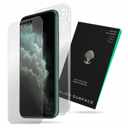 Folie 360° iPhone 11 Pro Max [Ecran+Margini+Spate] Alien Surface - Transparent