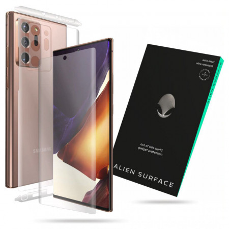 Folie 360° Samsung Galaxy Note 20 Ultra 5G [Ecran+Margini+Spate] Alien Surface - Transparent