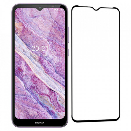 Folie Nokia C10 / C20 din sticla securizata, Dux Ducis - Negru