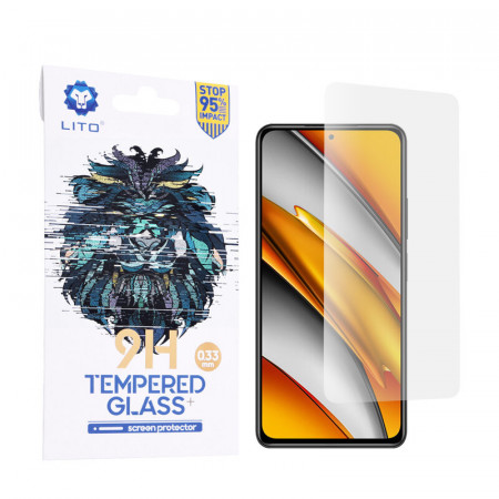 Folie Xiaomi Poco F3 din sticla 2.5D Classic LITO - Clear