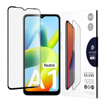 Folie Xiaomi Redmi A1 / A2 din sticla securizata, Dux Ducis - Negru