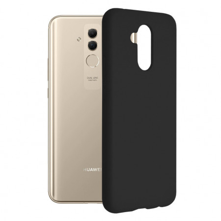 Husa Huawei Mate 20 Lite din silicon moale, Techsuit Soft Edge - Negru