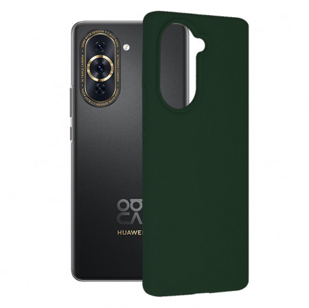 Husa Huawei Nova 10 Pro din silicon moale, Techsuit Soft Edge - Verde