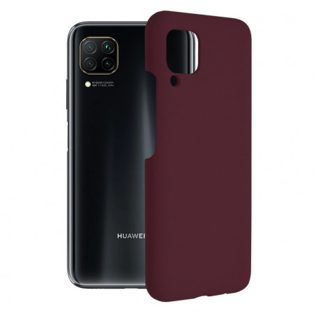 Husa Huawei P40 Lite din silicon moale, Techsuit Soft Edge - Plum Violet
