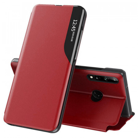 Husa Huawei P40 Lite E tip carte, Techsuit eFold - Rosu