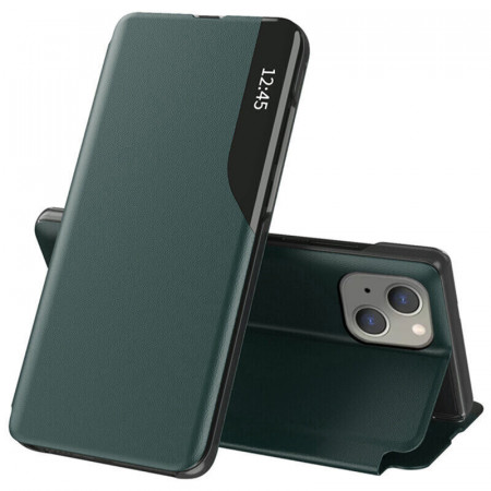 Husa iPhone 13 Mini tip carte, Techsuit eFold - Dark Green