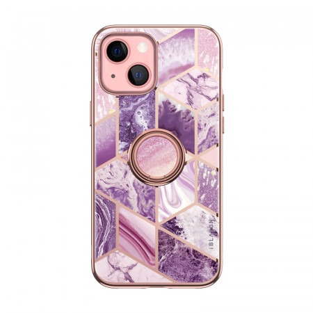 Husa iPhone 13, stylish Supcase Cosmo Snap - Marble Purple