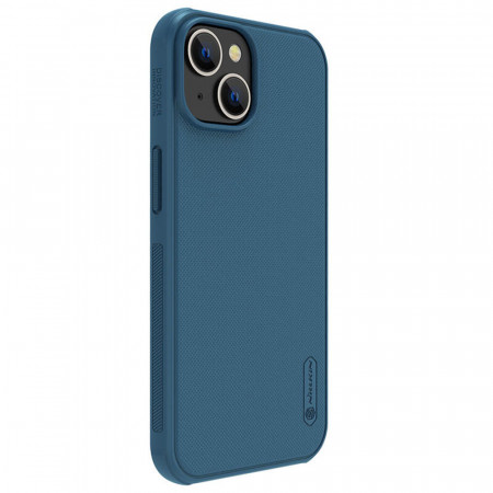 Husa iPhone 14, Nillkin Super Frosted Shield Pro - Albastru