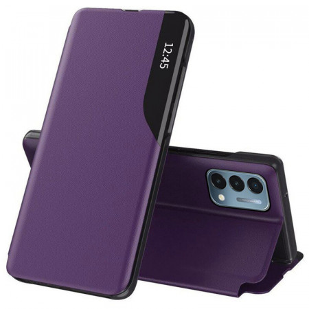 Husa Oneplus Nord N200 5G tip carte, Techsuit eFold - Mov