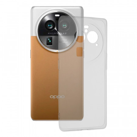 Husa Oppo Find X6 Pro din silicon TPU slim, Techsuit - Transparent
