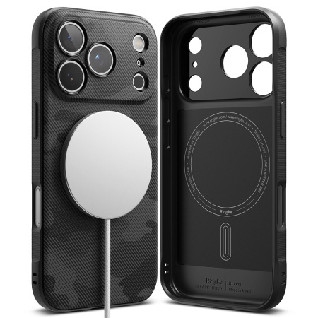 Husa pentru iPhone 17 Pro, Ringke Onyx, Camuflaj