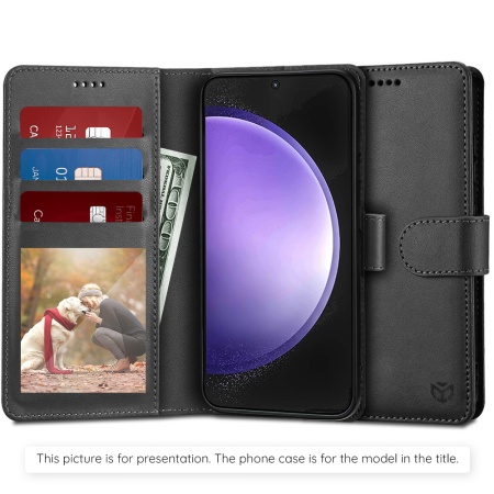 Husa pentru Nothing CMF Phone 2 Pro, SKYDDAR INNOVATION, Diary Book, tip carte, cu Portofel Interior, Antisoc, Negru, set cu sticker