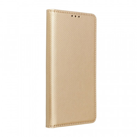 Husa pentru Oppo A17 tip carte, Skyddar Smart - Auriu
