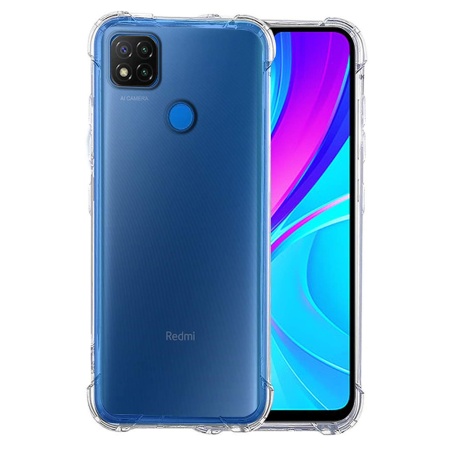 Husa pentru Xiaomi Redmi 9C NFC / Redmi 9C , SKYDDAR INNOVATION, Shockproof Clear din Silicon Slim, Transparenta, set cu sticker