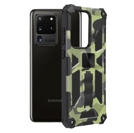 Husa Samsung Galaxy S20 Ultra, Blazor Series, Techsuit - Camo Lime