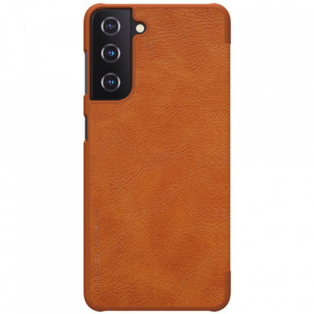 Husa Samsung Galaxy S21 Plus, Qin Leather Case, Nillkin - Brown