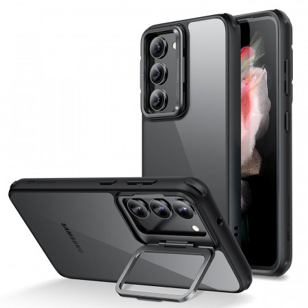 Husa Samsung Galaxy S23 Plus, ESR Classic Kickstand - Negru Transparent