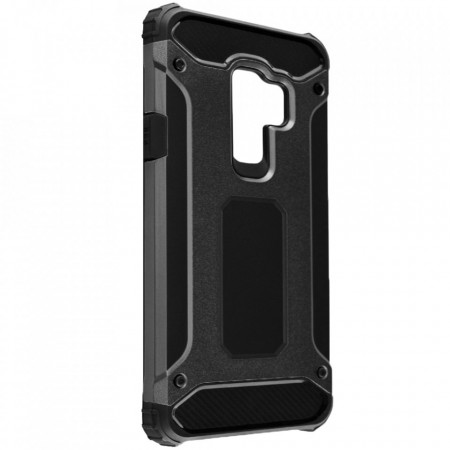 Husa Samsung Galaxy S9 Plus din plastic dur, Techsuit Hybrid Armor - Negru