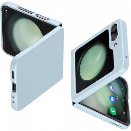 Husa Samsung Galaxy Z Flip5, Spigen Air Skin - Mute Blue