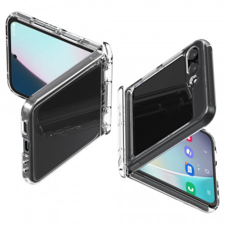 Husa Samsung Galaxy Z Flip5, Spigen Thin Fit - Crystal Clear