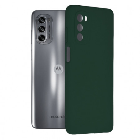 Husa Samsung Motorola Moto G62 din silicon moale, Techsuit Soft Edge - Verde