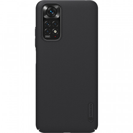 Husa Xiaomi Redmi Note 11 / Note 11S, Nillkin Super Frosted Shield - Negru