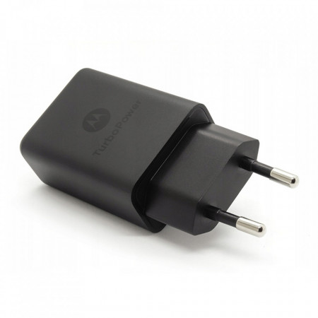 Incarcator priza USB, Turbo Power 15W, Original Motorola - Negru