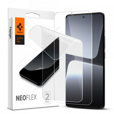 [Pachet 2x] Folie Xiaomi 13 Pro, Spigen Neo Flex - Transparent