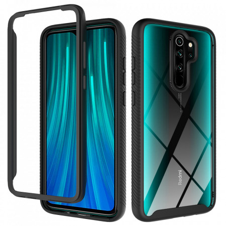 [Pachet 360°] Husa + Folie Xiaomi Redmi Note 8 Pro, Techsuit Defense - Negru