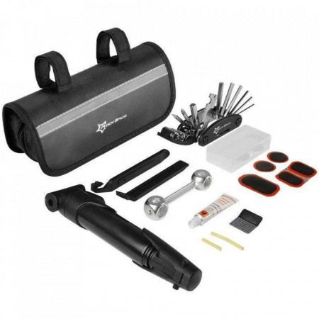 Set reparatii bicicleta, montaj cadru, Rockbros - Negru