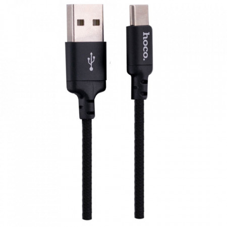 Cablu de date (X14 Times Speed), USB-A to USB Type-C, 10W, 2A, 1.0m, HOCO - Negru