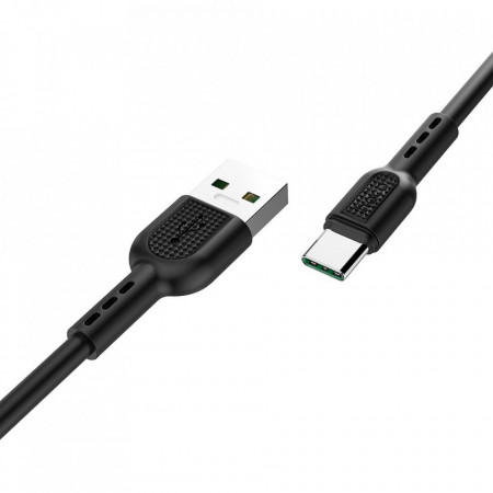 Cablu de date (X33 Surge), USB-A la Type-C, 40W, 5A, 1.0m, HOCO - Negru