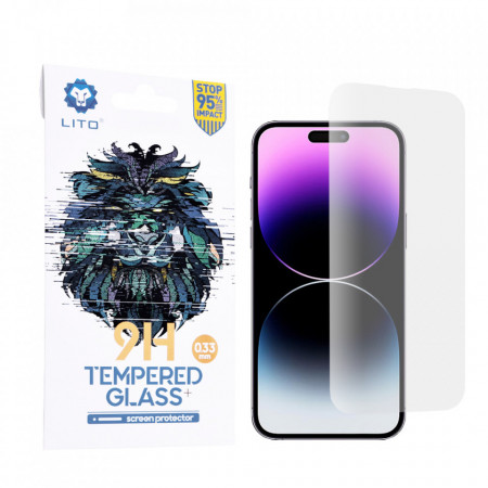Folie iPhone 14 Pro Max din sticla 2.5D Classic LITO - Clear