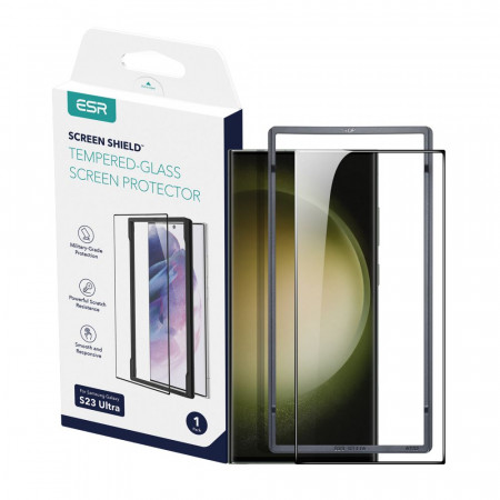 Folie protectie Samsung Galaxy S23 Ultra, ESR Shield - Transparent