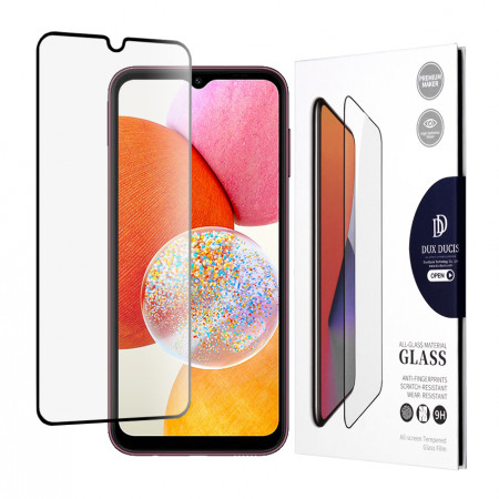 Folie Samsung Galaxy A14 4G / 5G din sticla securizata, Dux Ducis - Negru