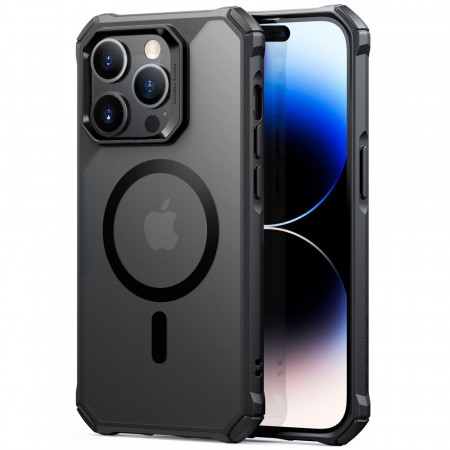Husa iPhone 14 Pro, ESR Air Armor HaloLock - Frosted Black