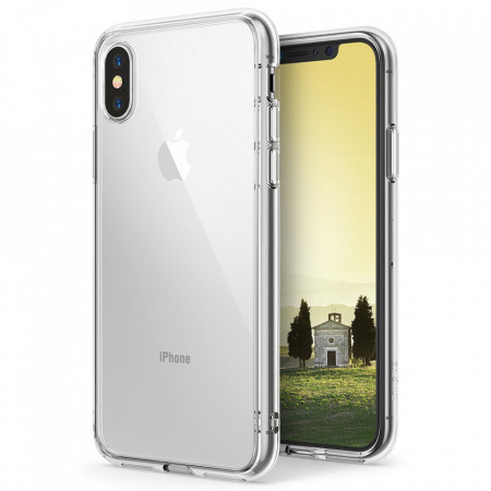 Husa iPhone X / XS Ringke Fusion - Clear