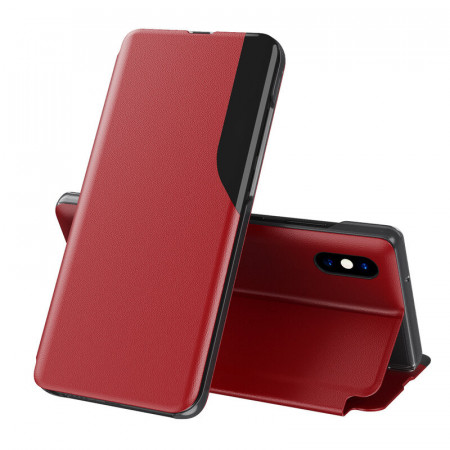 Husa iPhone XS Max tip carte, Techsuit eFold - Rosu