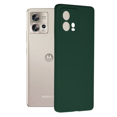 Husa Motorola Edge 30 Fusion din silicon moale, Techsuit Soft Edge - Verde