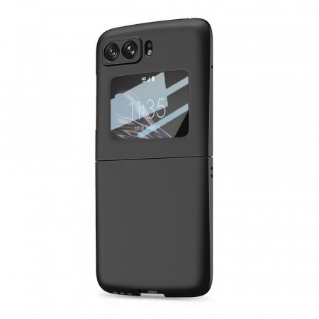 Husa Motorola Razr 2022 din silicon, TECH-PROTECT - Negru