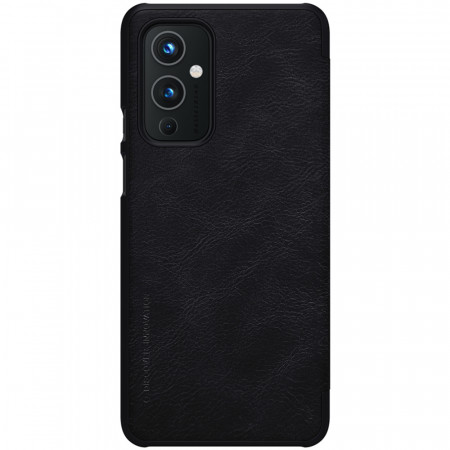 Husa OnePlus 9, Nillkin QIN Leather Case - Negru