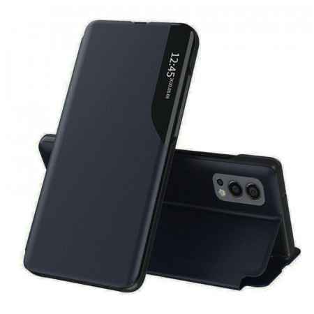 Husa Oneplus Nord 2 5G tip carte, Techsuit eFold - Dark Blue