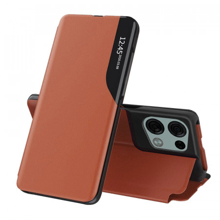Husa OPPO Reno 8 Pro tip carte, Techsuit eFold - Portocaliu