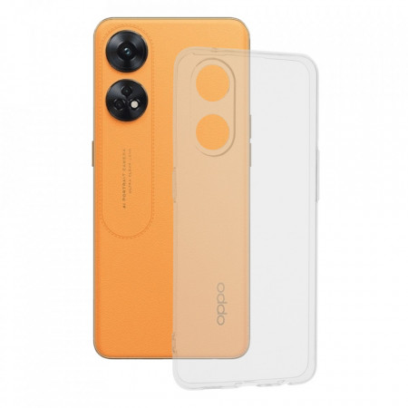Husa Oppo Reno8 T din silicon TPU slim, Techsuit - Transparent
