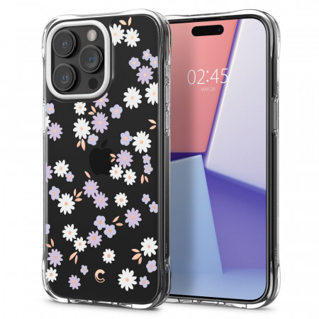 Husa pentru iPhone 15 Pro, Spigen Cyrill Cecile - Dream Daisy