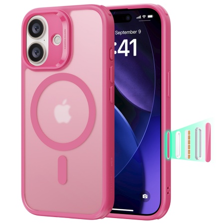 Husa pentru iPhone 17, slim, ESR Classic Hybrid HaloLock, Mov