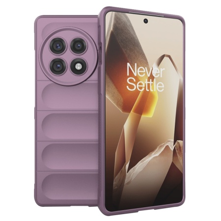 Husa pentru OnePlus 13R, SKYDDAR INNOVATION, Vogue din Silicon Mat, set cu sticker, Mov