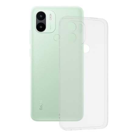 Husa pentru Xiaomi Redmi A1+ / Redmi A2+, SKYDDAR INNOVATION, ClearGuard, din silicon transparent, set cu sticker, Transparenta