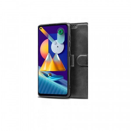 Husa Samsung Galaxy A11 tip carte cu suport card, TECH-PROTECT - Negru