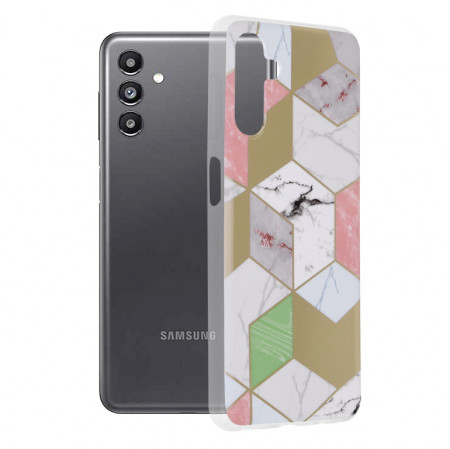 Husa Samsung Galaxy A13 5G / A04s Marble Series, Techsuit - Purple Hex